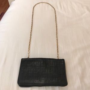 Tory Burch black leather cross body